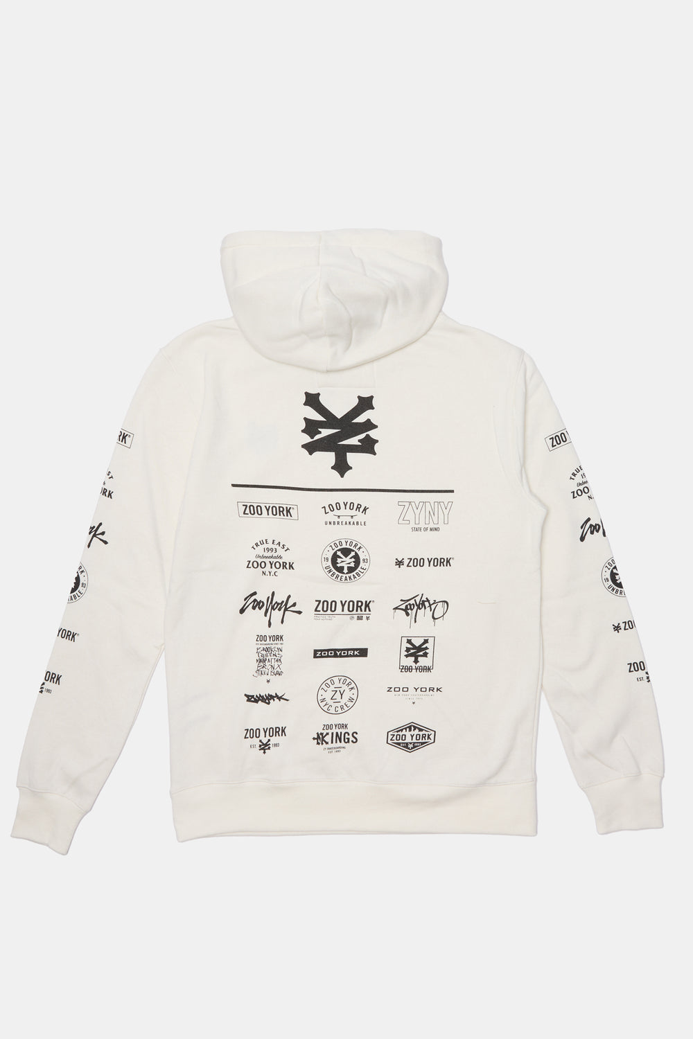 Zoo York Mens Logos Hoodie Zoo York Mens Logos Hoodie