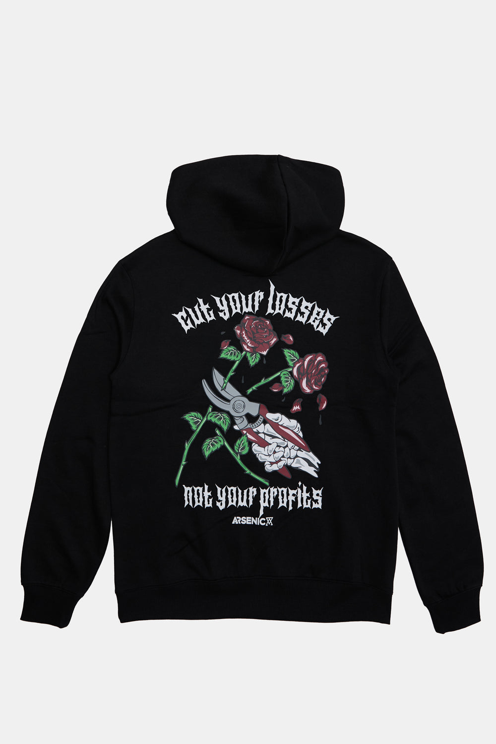 Arsenic Mens Cut Your Losses Hoodie Arsenic Mens Cut Your Losses Hoodie