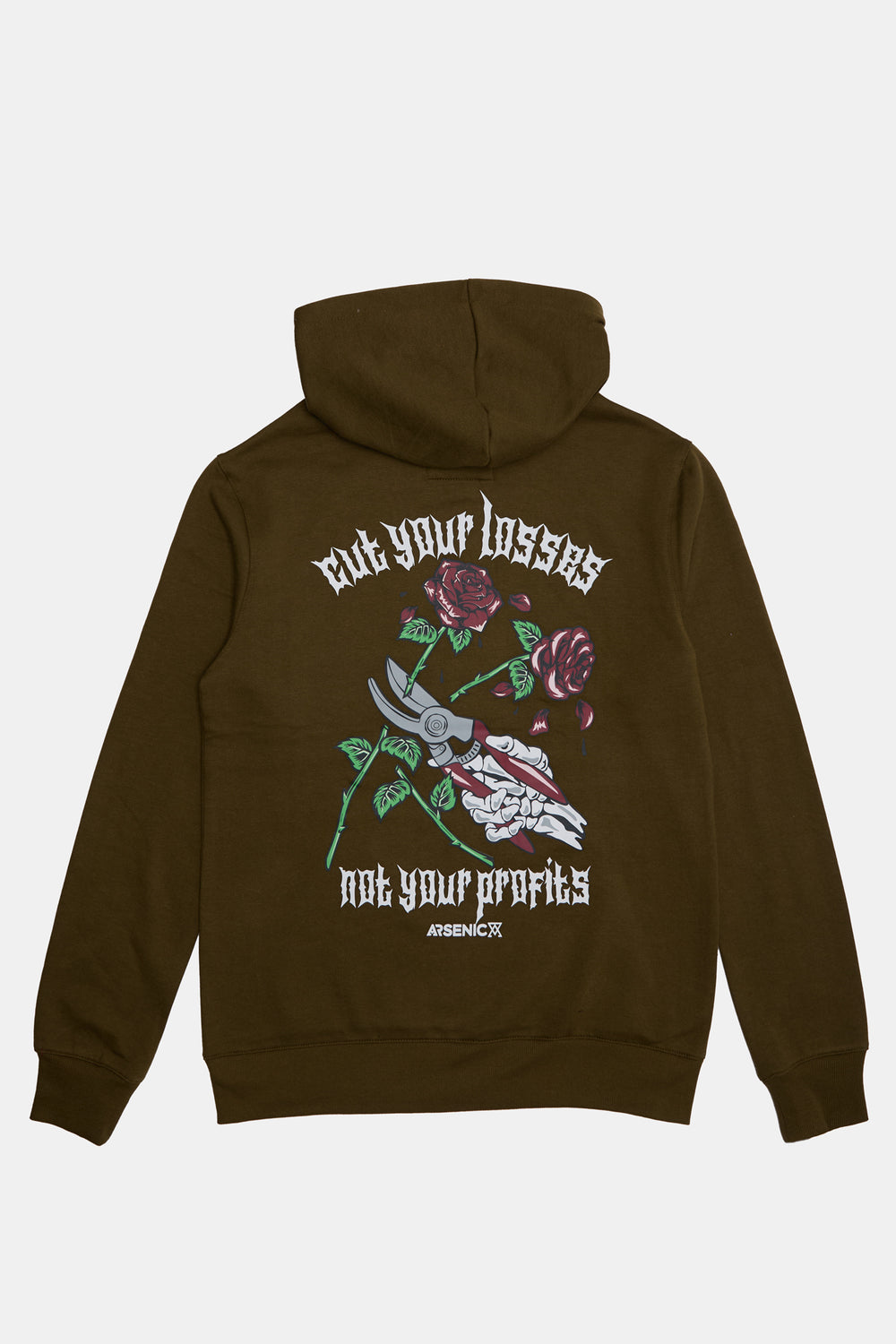 Arsenic Mens Cut Your Losses Hoodie Arsenic Mens Cut Your Losses Hoodie