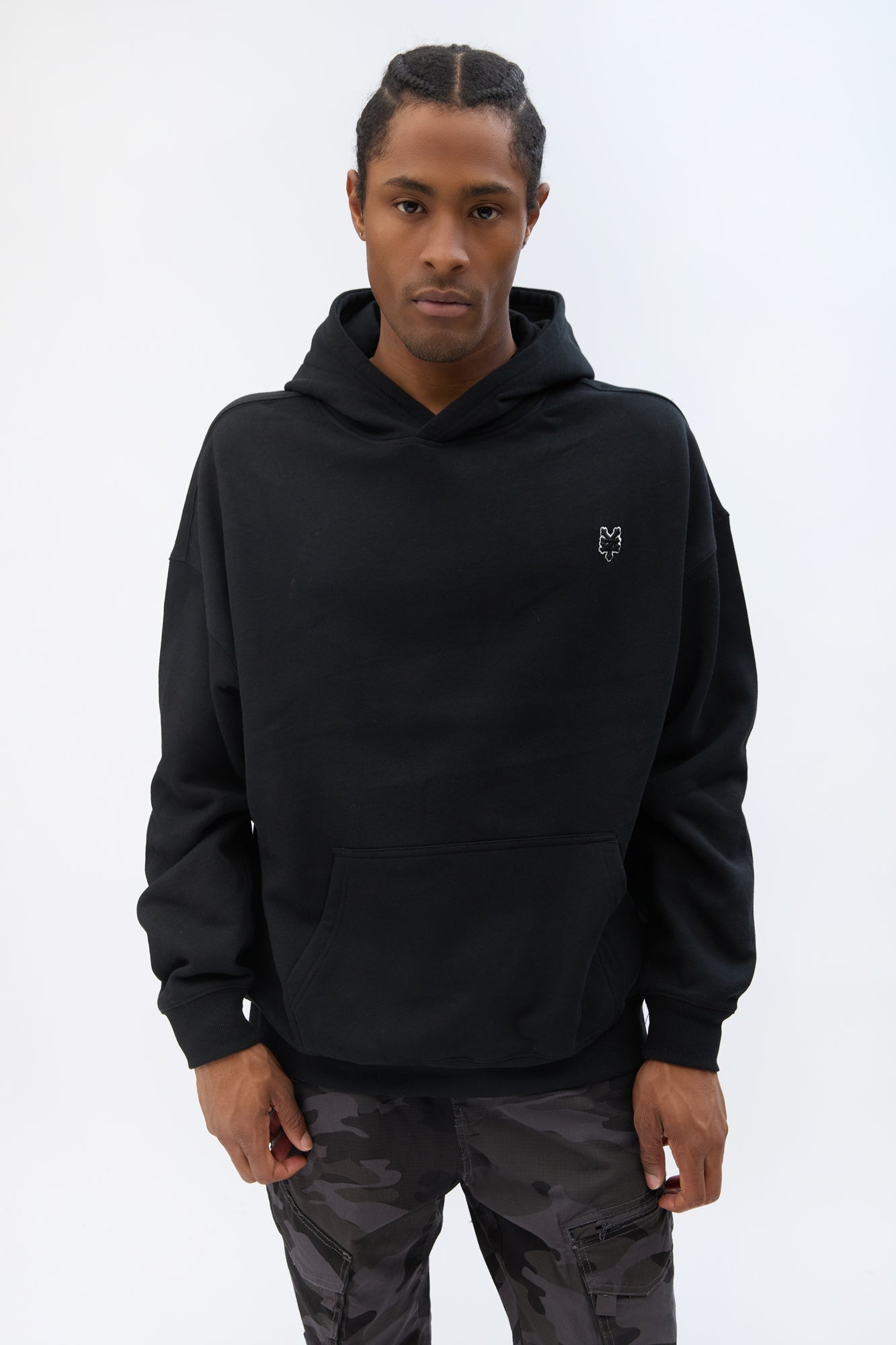 Zoo York Mens Solid Popover Hoodie - /