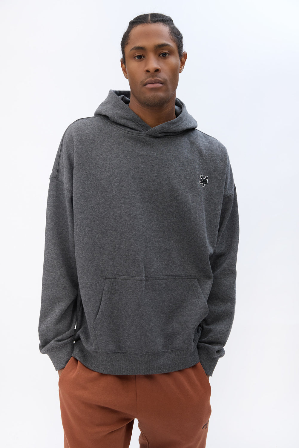 Zoo York Mens Solid Popover Hoodie Zoo York Mens Solid Popover Hoodie