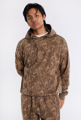 Arsenic Mens Tree Camo Oversized Hoodie