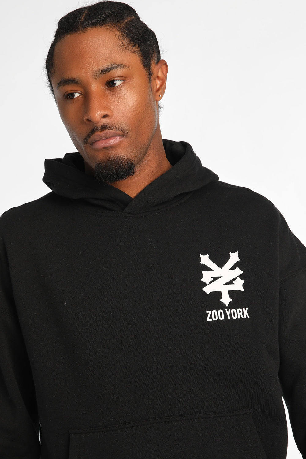 Zoo York Back Print Boxy Hoodie Zoo York Back Print Boxy Hoodie