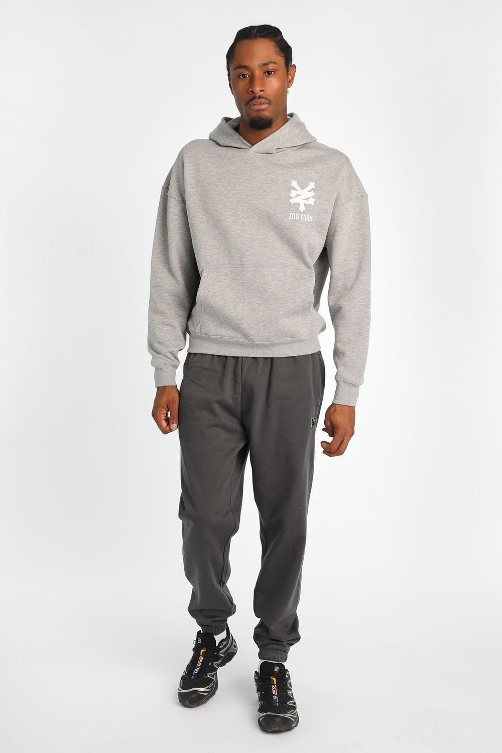 Zoo York Back Print Boxy Hoodie Zoo York Back Print Boxy Hoodie