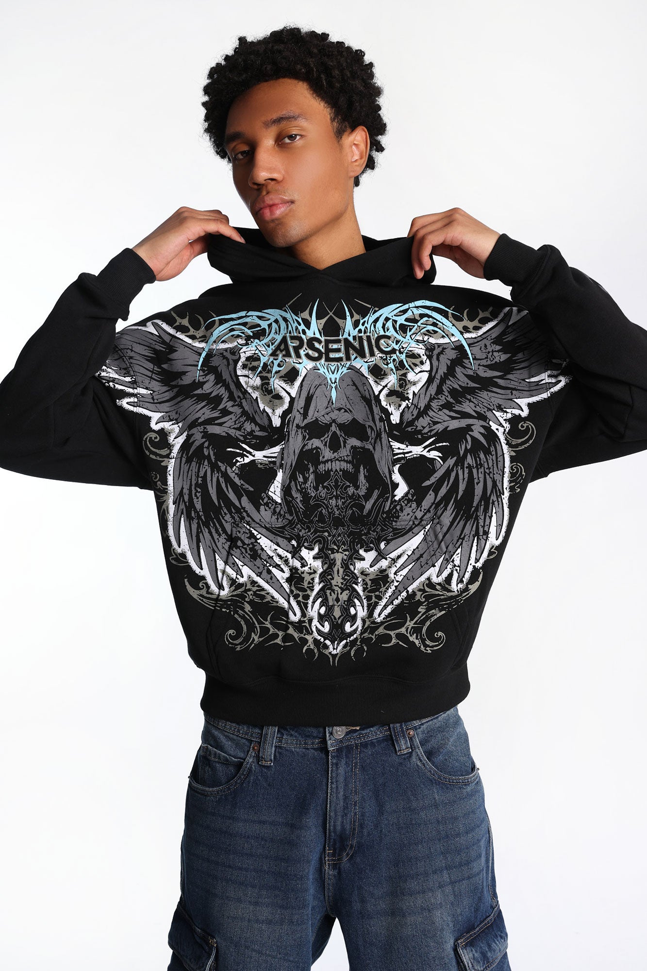 Arsenic Cross Graphic Hoodie - /