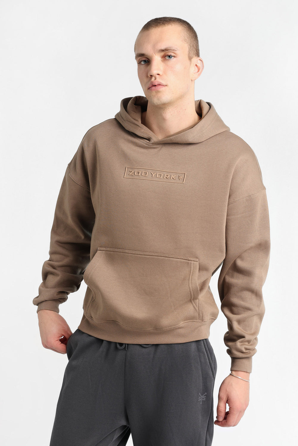 Zoo York Tonal Box Logo Hoodie Zoo York Tonal Box Logo Hoodie