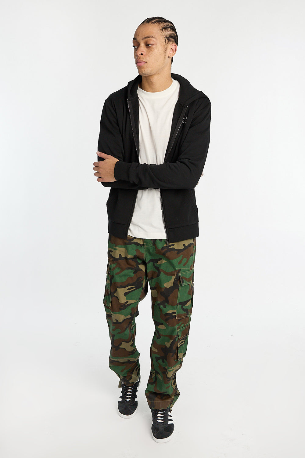 Zoo York Mens Solid Zip-Up Hoodie Zoo York Mens Solid Zip-Up Hoodie