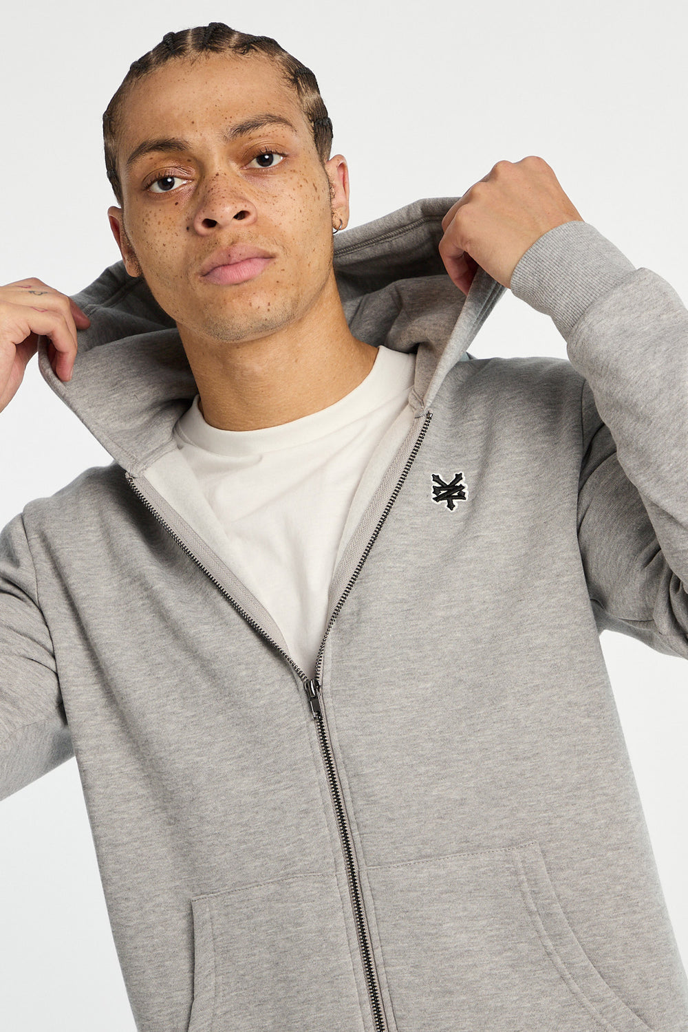 Haut à capuchon à glissière Zoo York homme Haut à capuchon à glissière Zoo York homme