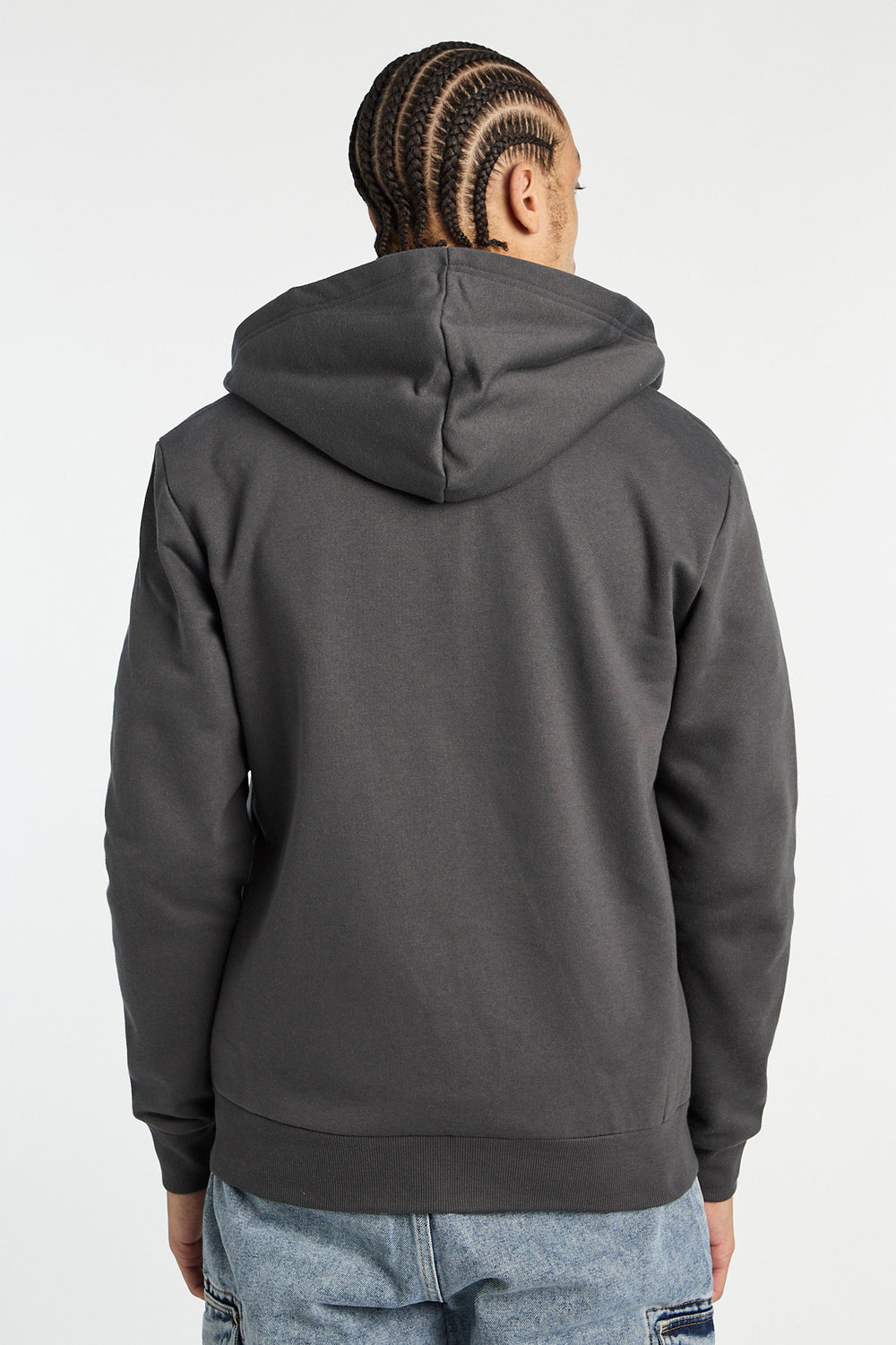Zoo York Mens Solid Zip-Up Hoodie Zoo York Mens Solid Zip-Up Hoodie