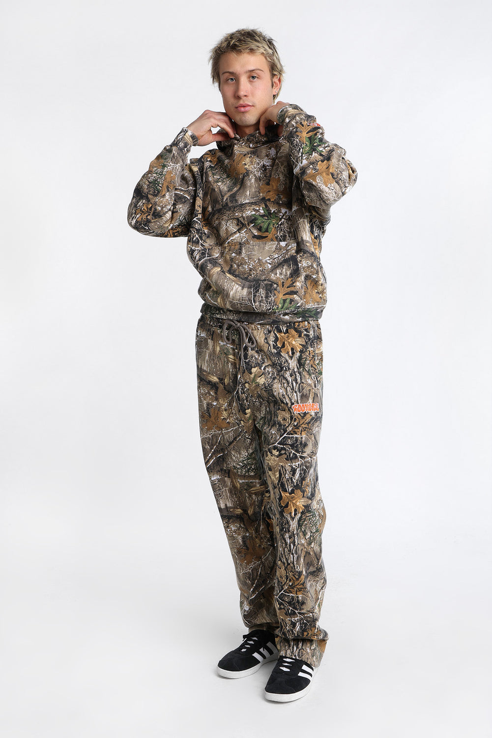 Zoo York Embroidered Tree Camouflage Hoodie Zoo York Embroidered Tree Camouflage Hoodie