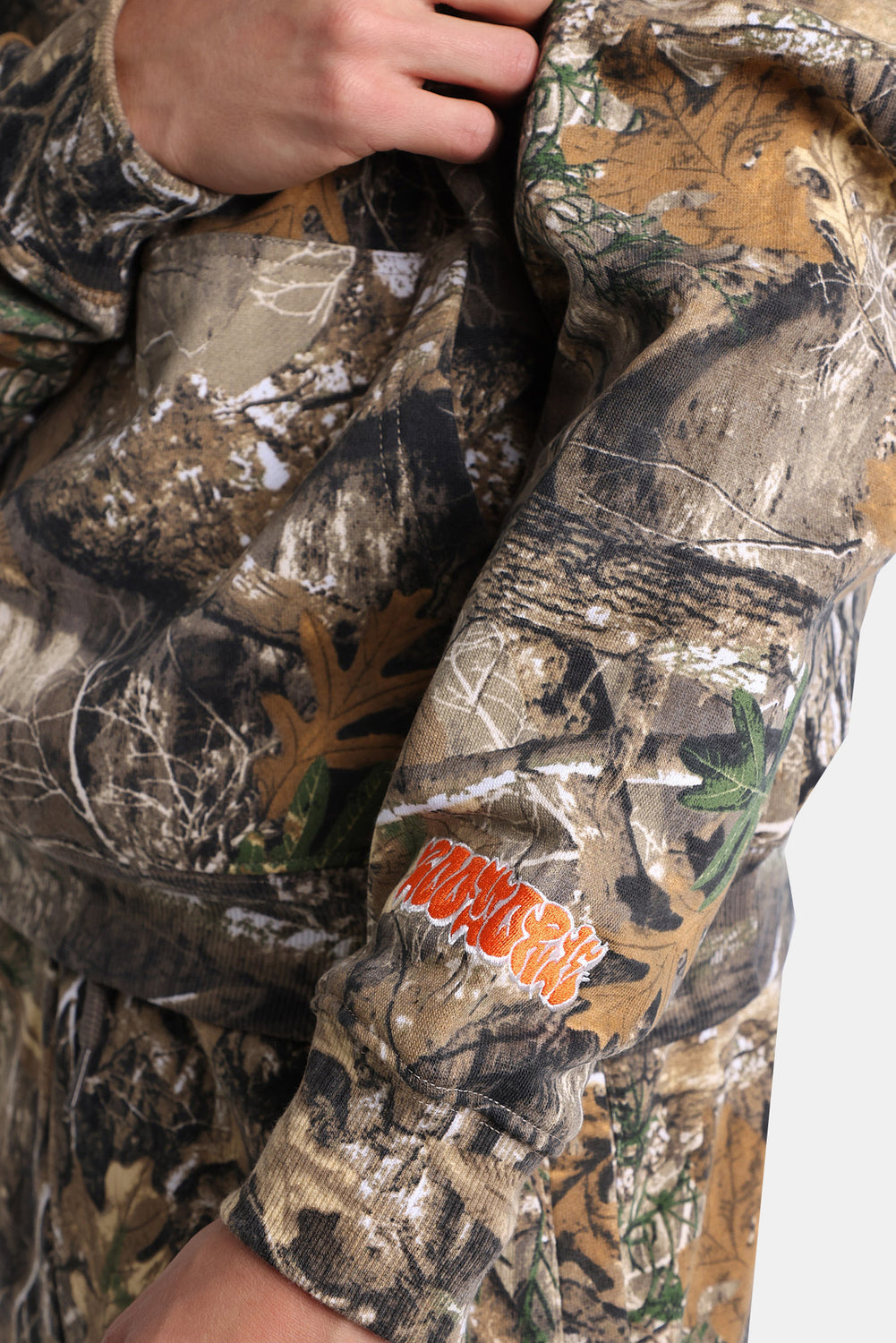 Zoo York Embroidered Tree Camouflage Hoodie Zoo York Embroidered Tree Camouflage Hoodie