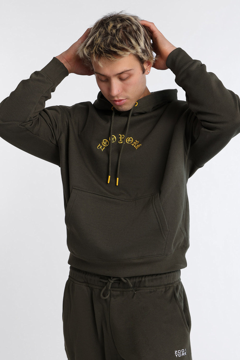 Zoo York Embroidered Contrast Hoodie Zoo York Embroidered Contrast Hoodie