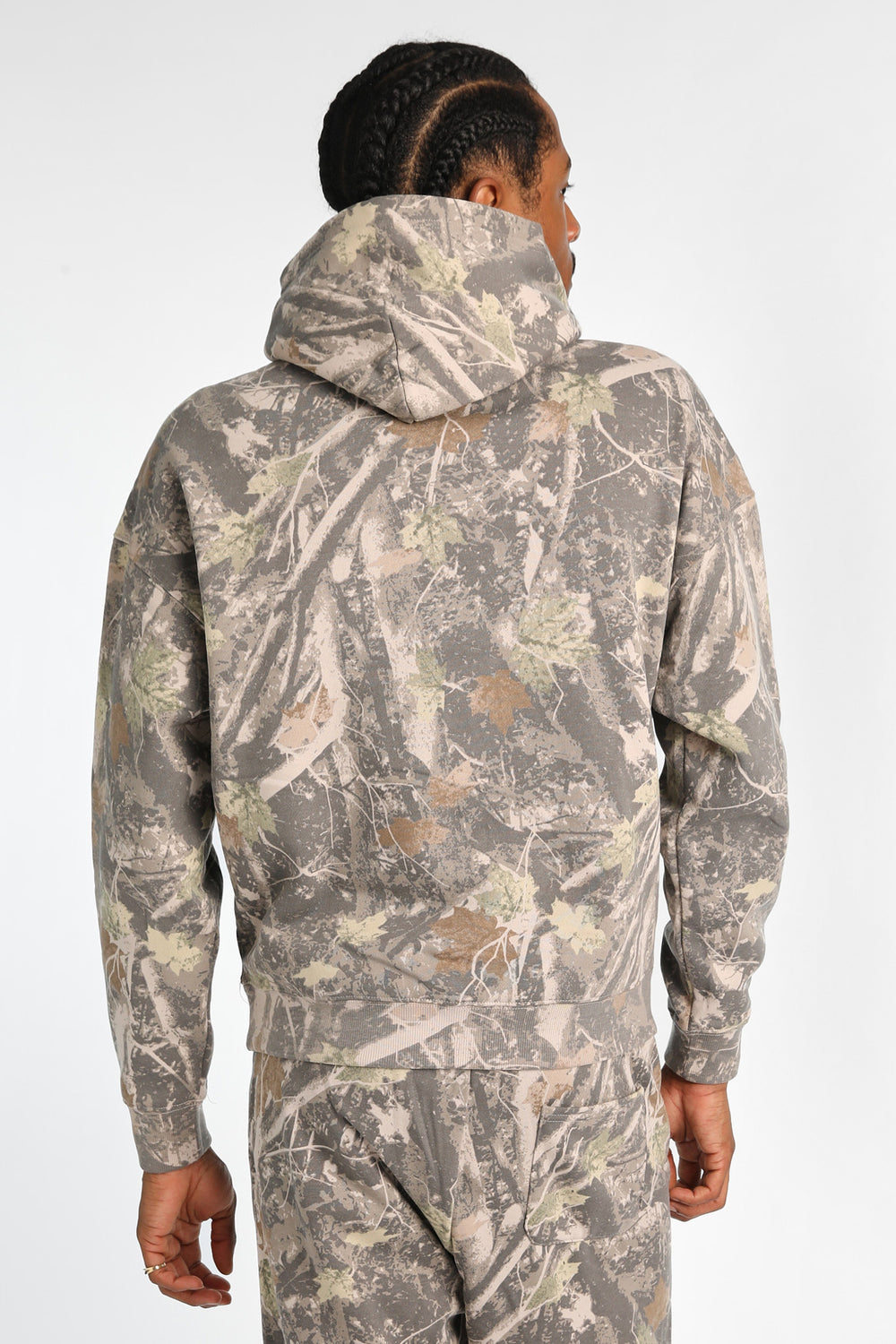 Haut à capuchon coupe carrée camouflage arbre Zoo York Haut à capuchon coupe carrée camouflage arbre Zoo York