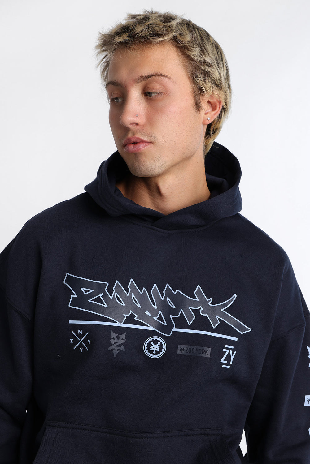 Zoo York Contrast Logo Hoodie Zoo York Contrast Logo Hoodie