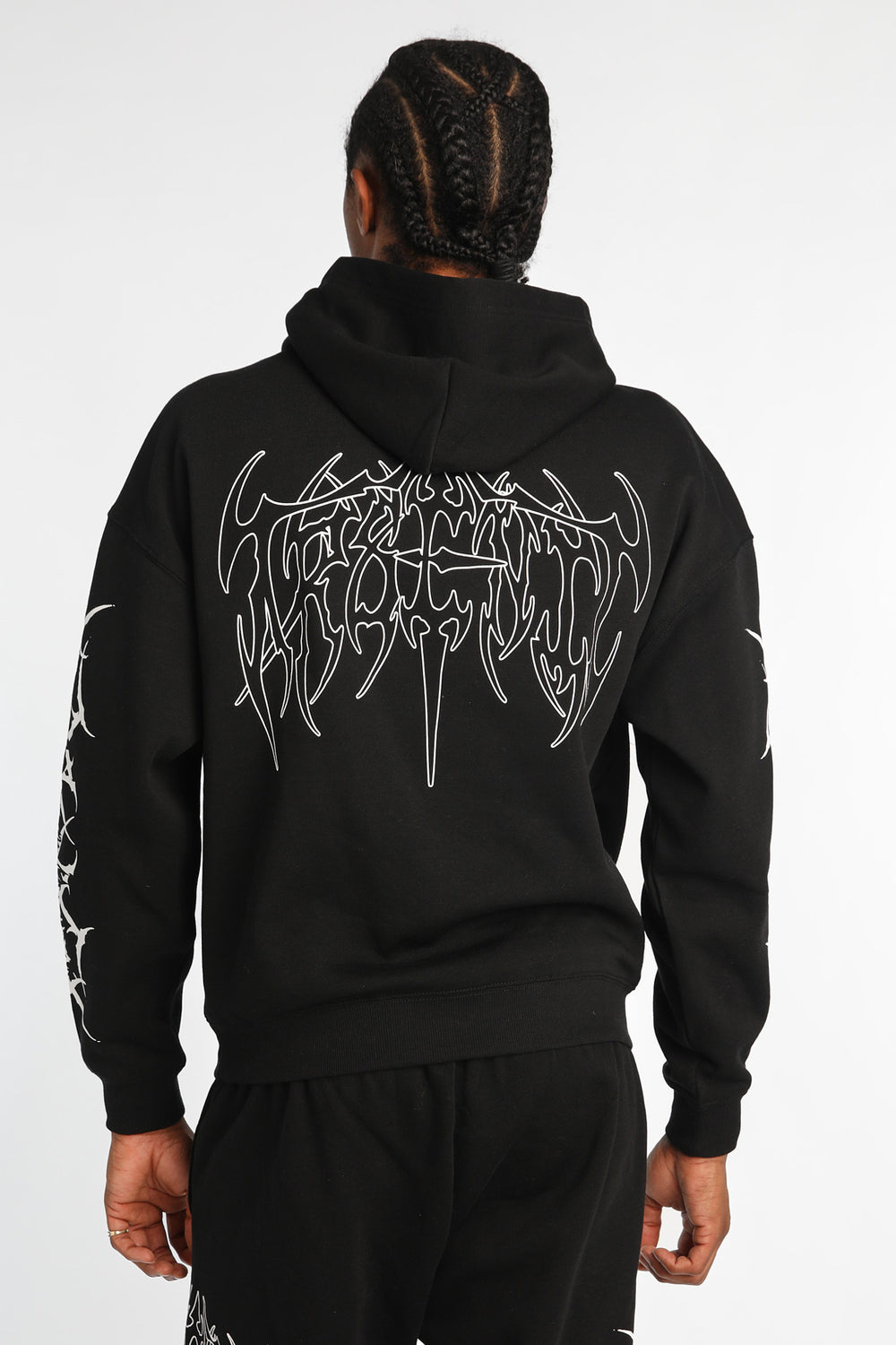 Arsenic Gothic Print Hoodie Arsenic Gothic Print Hoodie