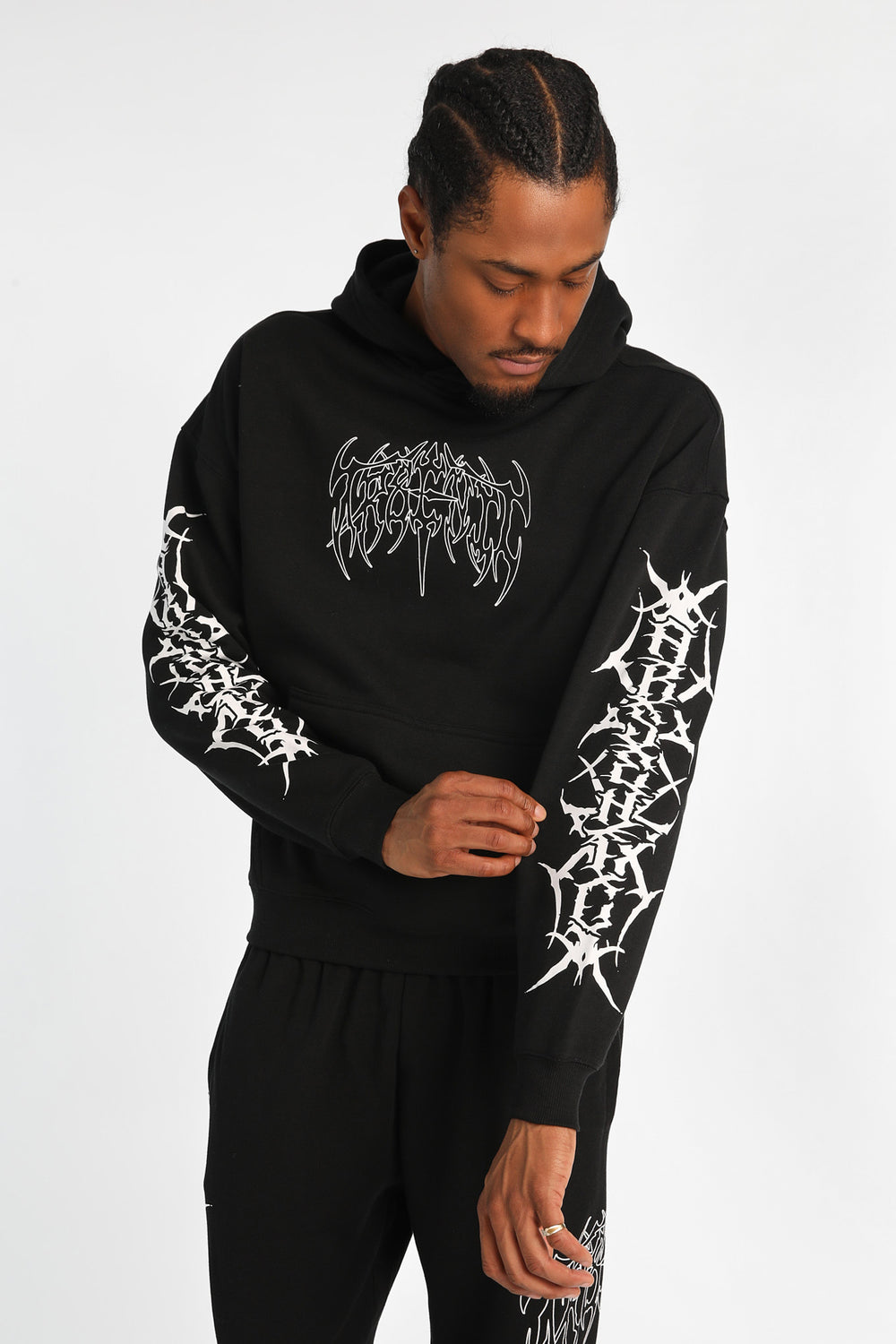 Arsenic Gothic Print Hoodie Arsenic Gothic Print Hoodie