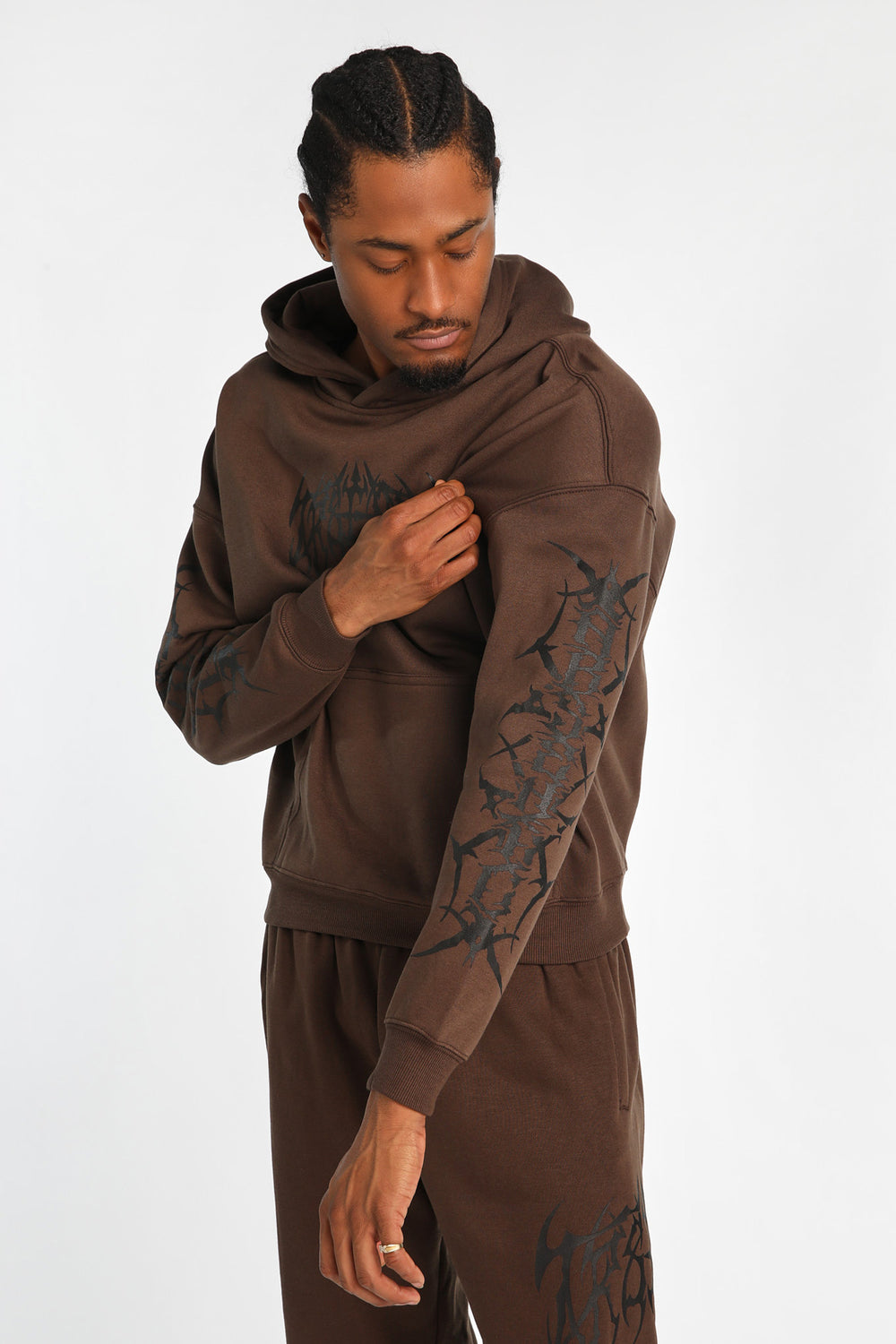 Arsenic Gothic Print Hoodie Arsenic Gothic Print Hoodie