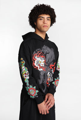 Arsenic Leopard, Eagle & Tiger Hoodie