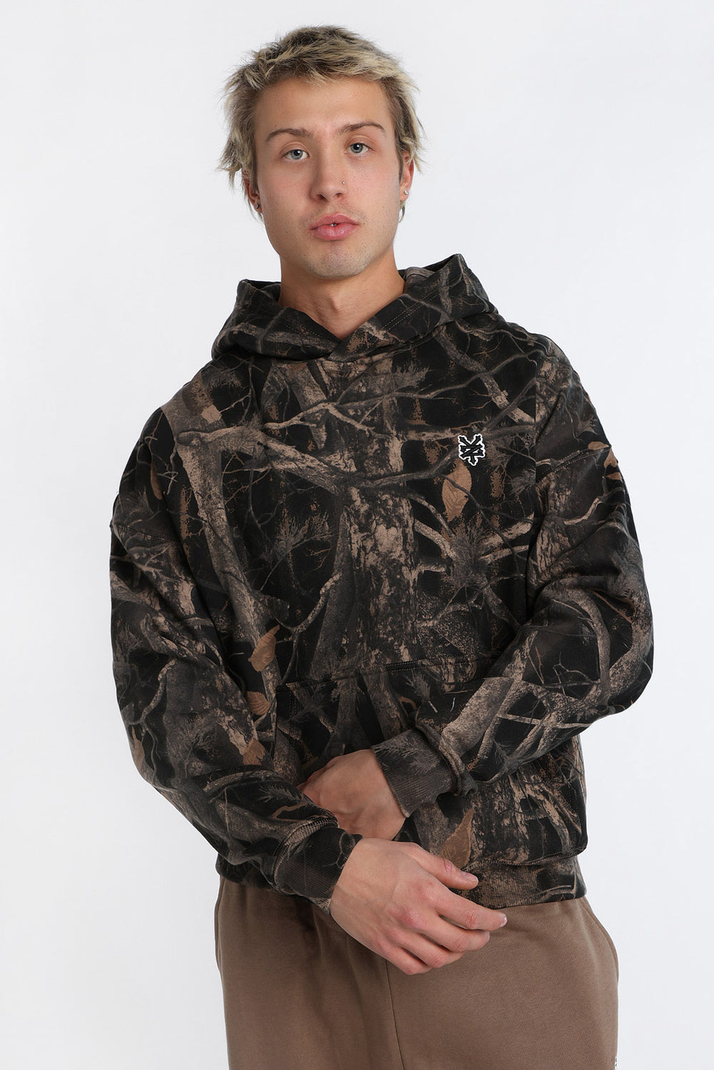 Zoo York Tree Camouflage Boxy Hoodie Zoo York Tree Camouflage Boxy Hoodie