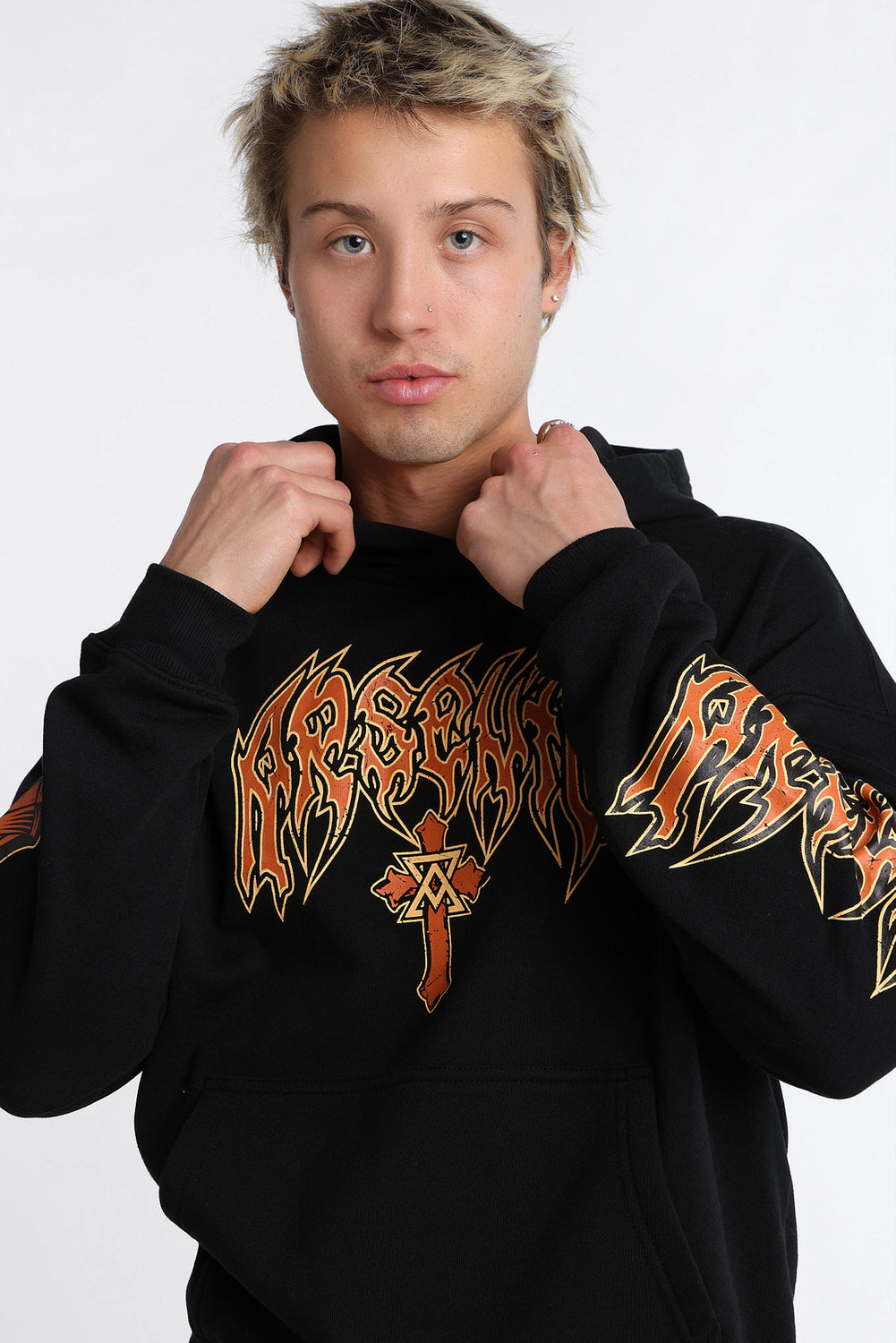 Arsenic Grim Reaper Contrast Hoodie Arsenic Grim Reaper Contrast Hoodie