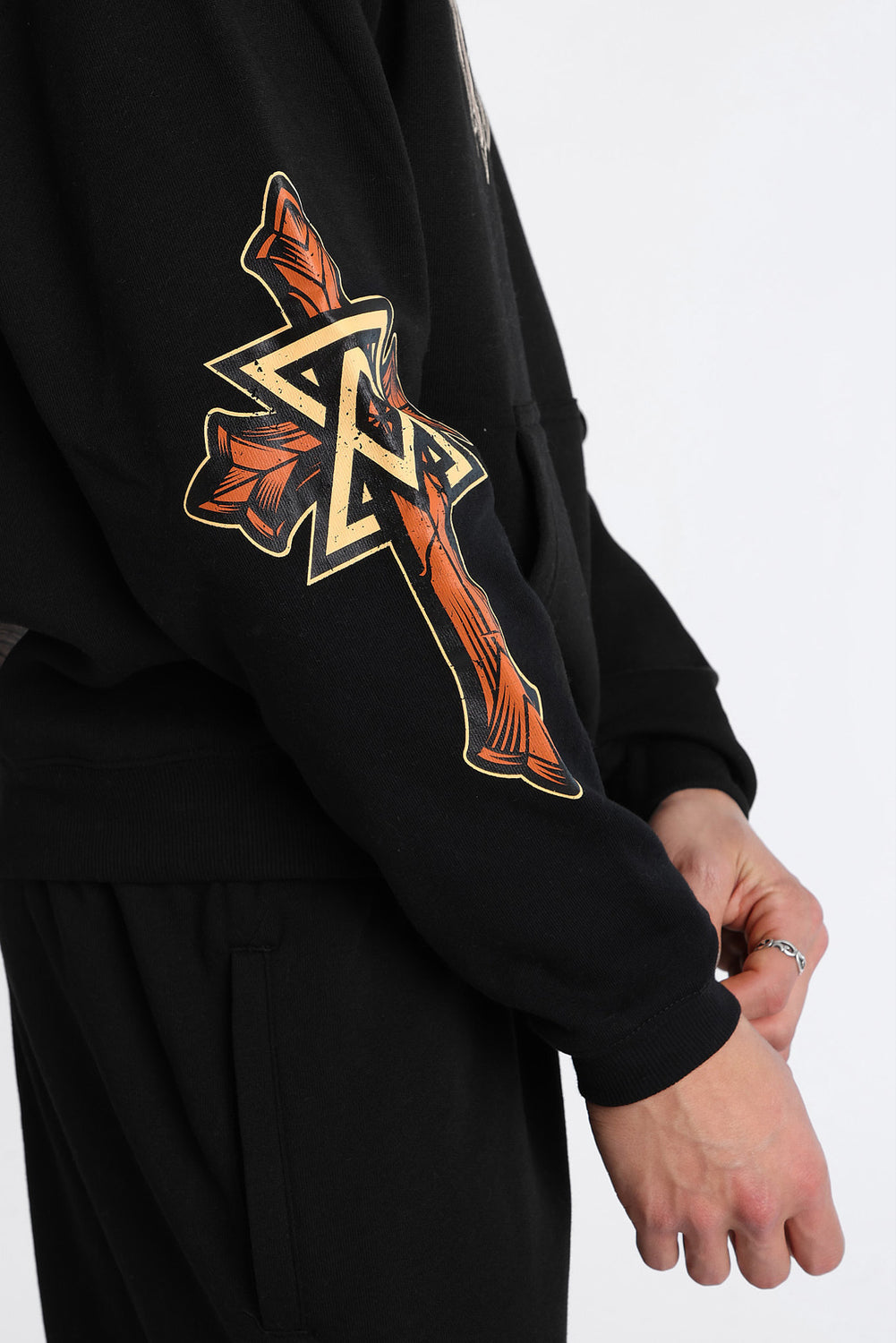 Arsenic Grim Reaper Contrast Hoodie Arsenic Grim Reaper Contrast Hoodie