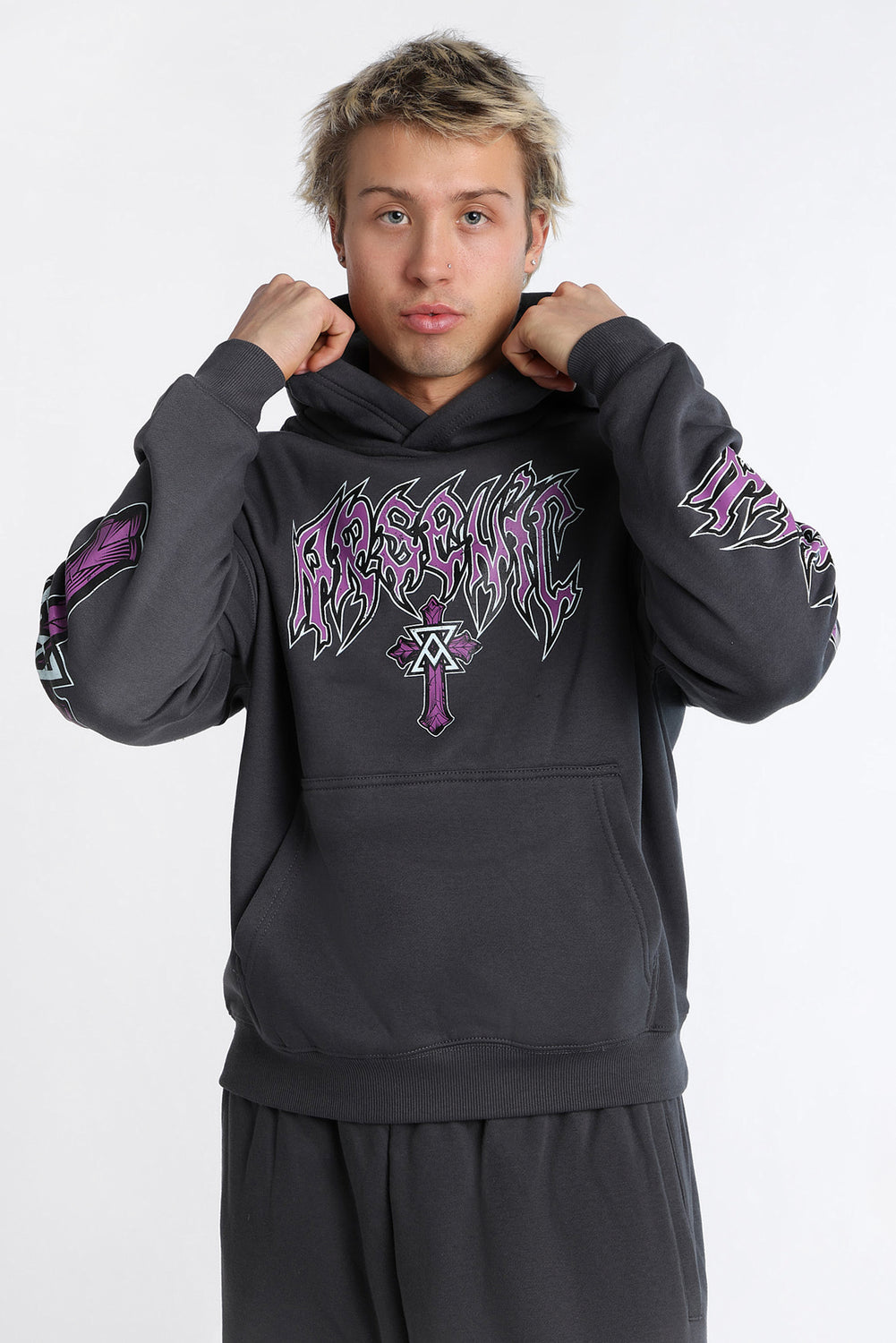 Arsenic Grim Reaper Contrast Hoodie Arsenic Grim Reaper Contrast Hoodie