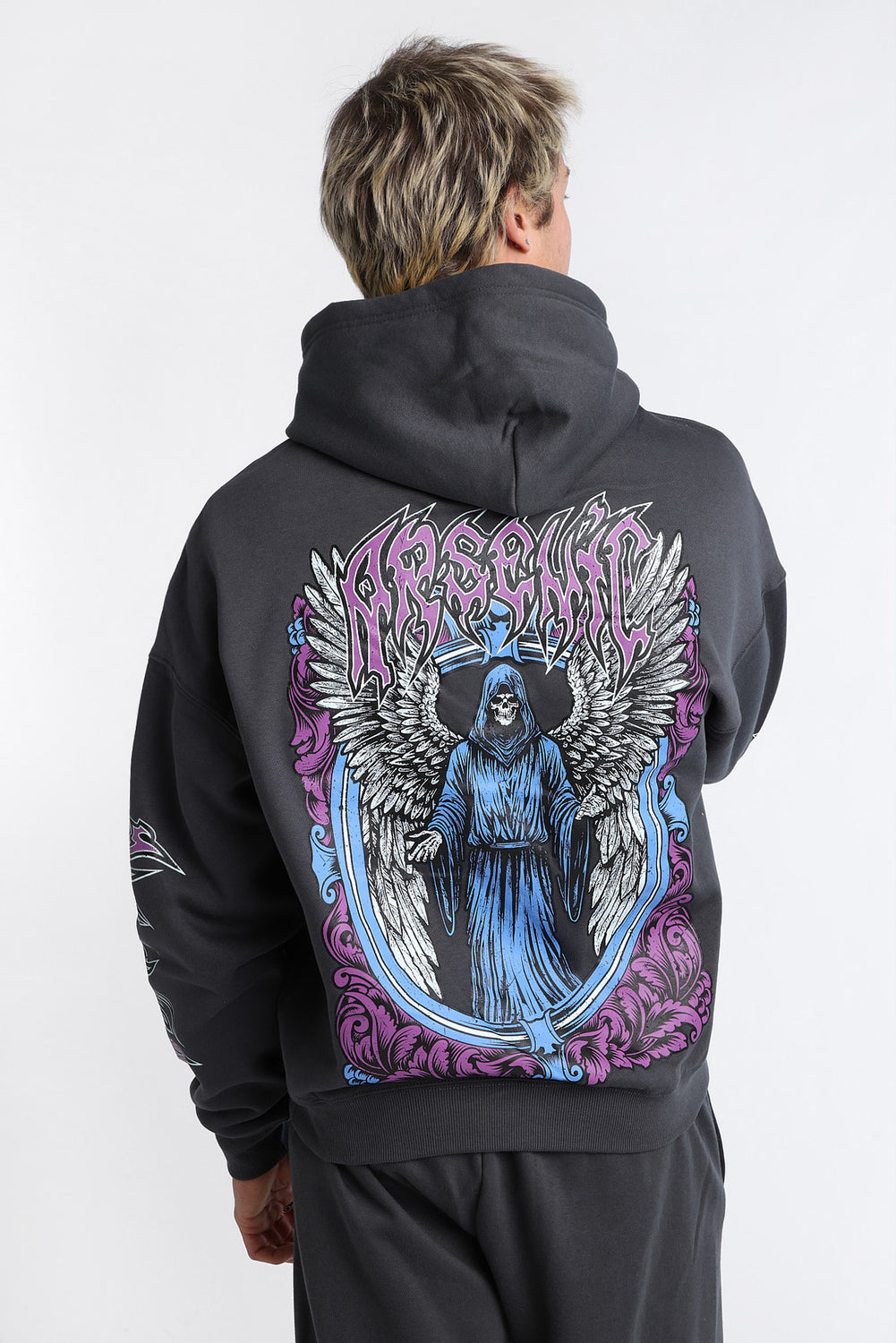 Arsenic Grim Reaper Contrast Hoodie Arsenic Grim Reaper Contrast Hoodie
