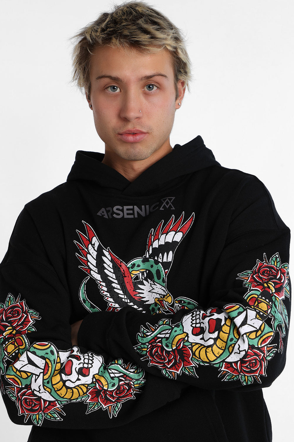Arsenic Eagle Graphic Hoodie Arsenic Eagle Graphic Hoodie