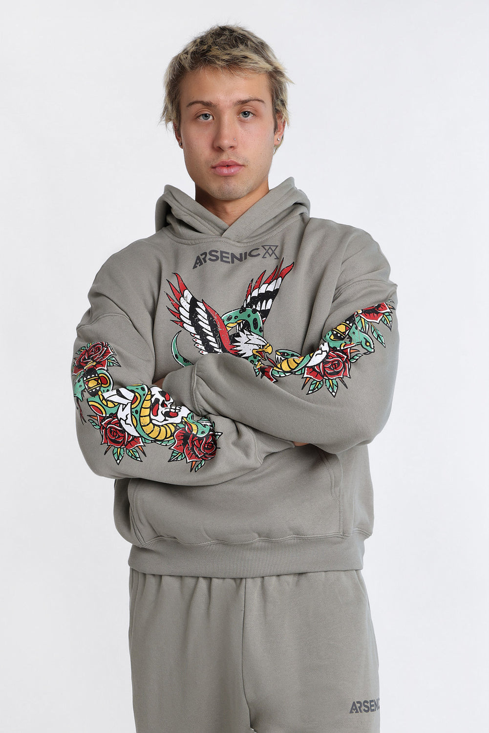 Arsenic Eagle Graphic Hoodie Arsenic Eagle Graphic Hoodie