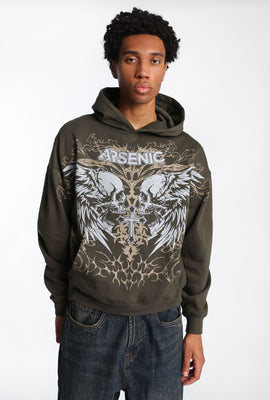 Arsenic Winged Skulls Graphic Hoodie