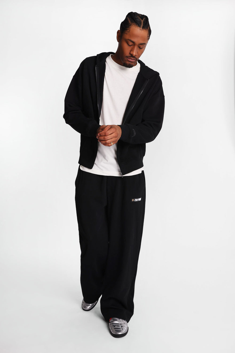 Zoo York Solid Zip-Up Hoodie Zoo York Solid Zip-Up Hoodie