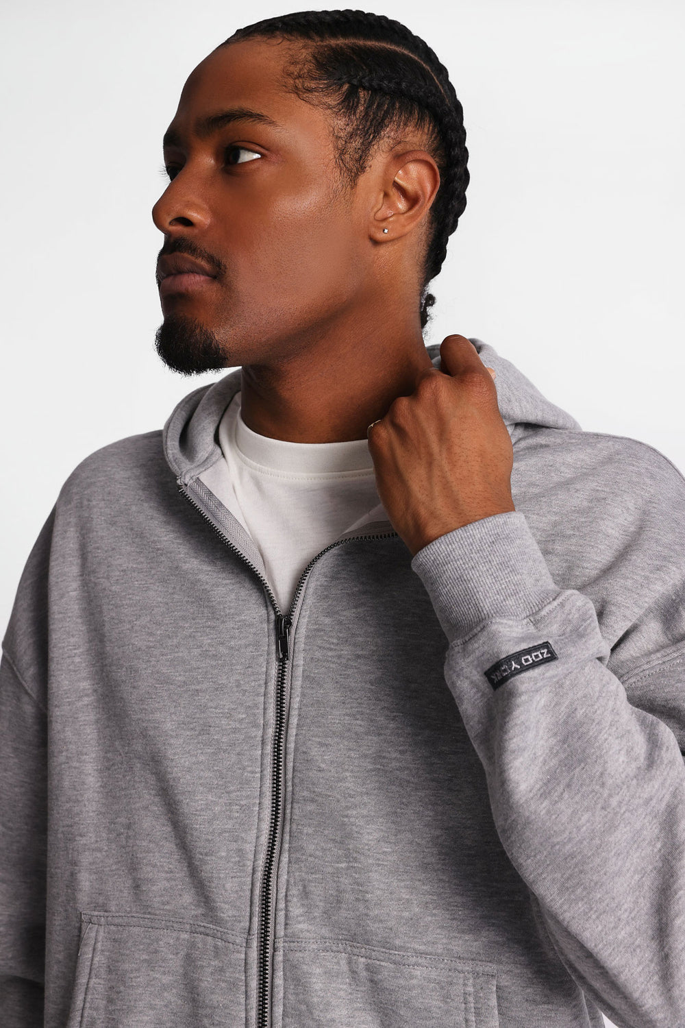 Zoo York Solid Zip-Up Hoodie Zoo York Solid Zip-Up Hoodie