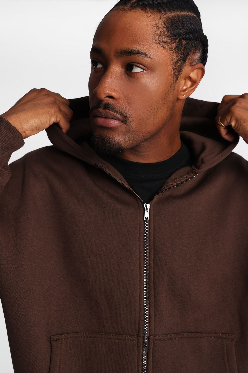 Zoo York Solid Zip-Up Hoodie Zoo York Solid Zip-Up Hoodie