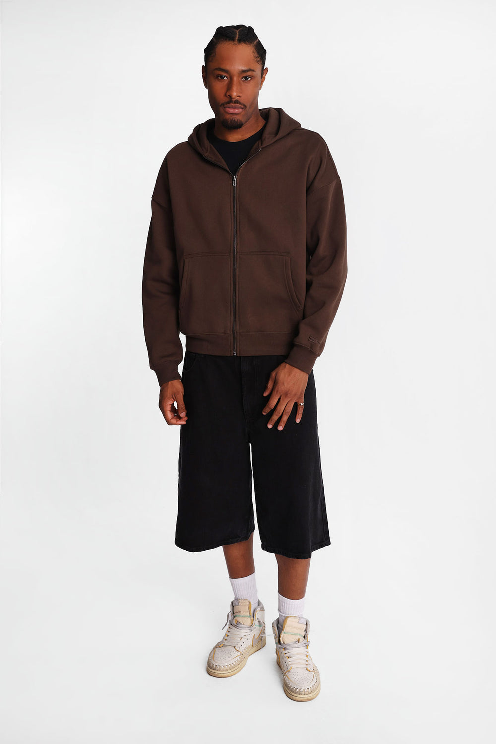 Zoo York Solid Zip-Up Hoodie Zoo York Solid Zip-Up Hoodie