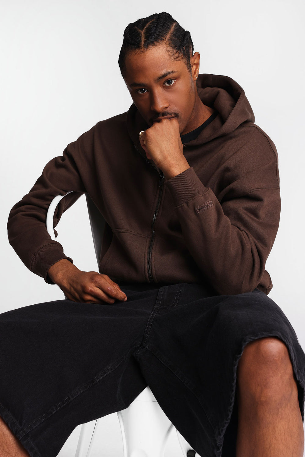 Zoo York Solid Zip-Up Hoodie Zoo York Solid Zip-Up Hoodie