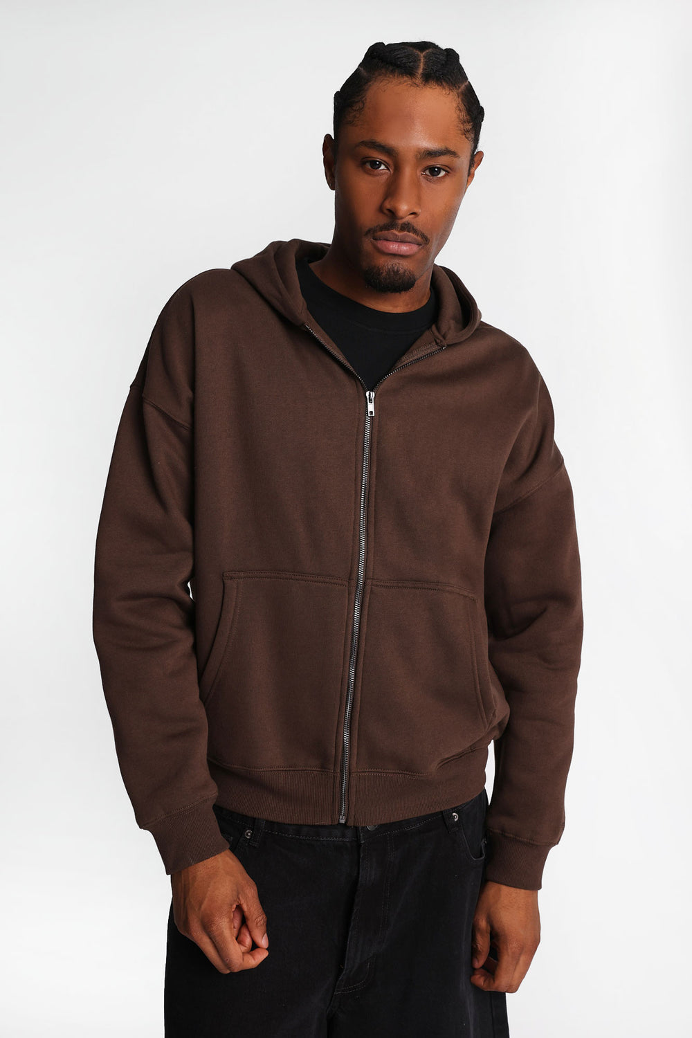 Zoo York Solid Zip-Up Hoodie Zoo York Solid Zip-Up Hoodie