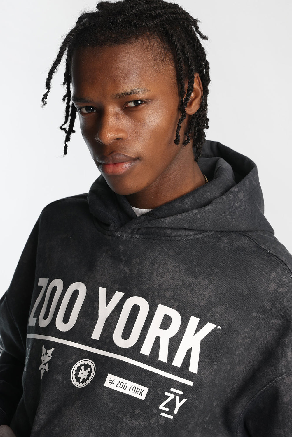 Zoo York Allover Washed Printed Hoodie Zoo York Allover Washed Printed Hoodie