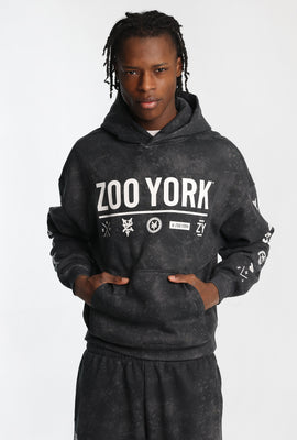 Zoo York Allover Washed Printed Hoodie