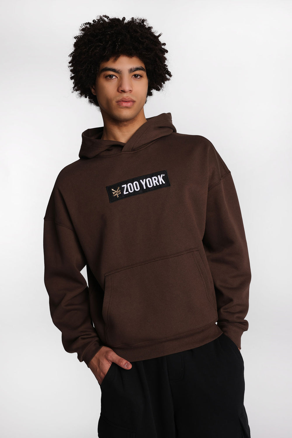 Zoo York Embroidered Box Logo Hoodie Zoo York Embroidered Box Logo Hoodie