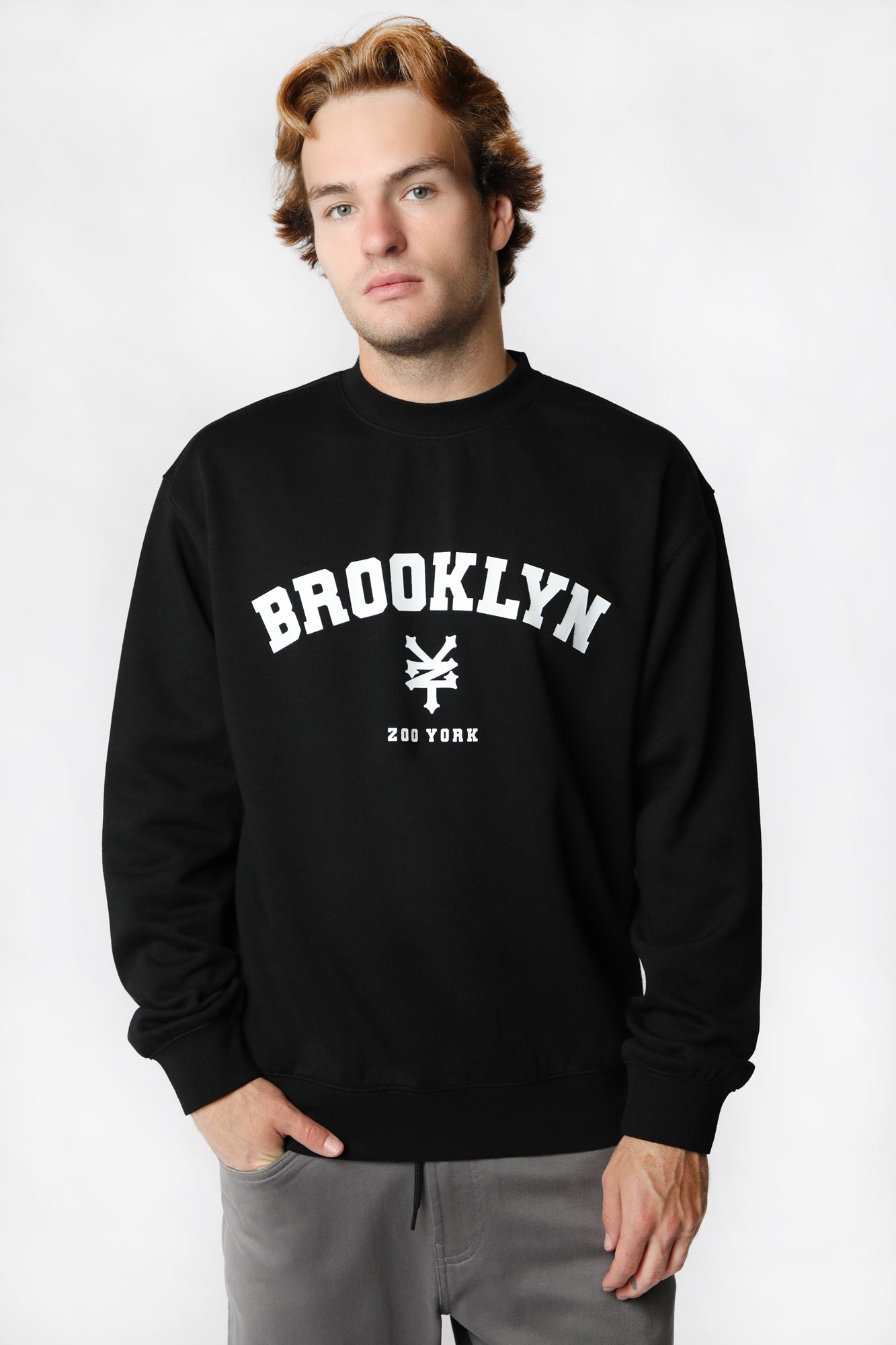 Zoo York Mens Brooklyn Sweatshirt - Black /