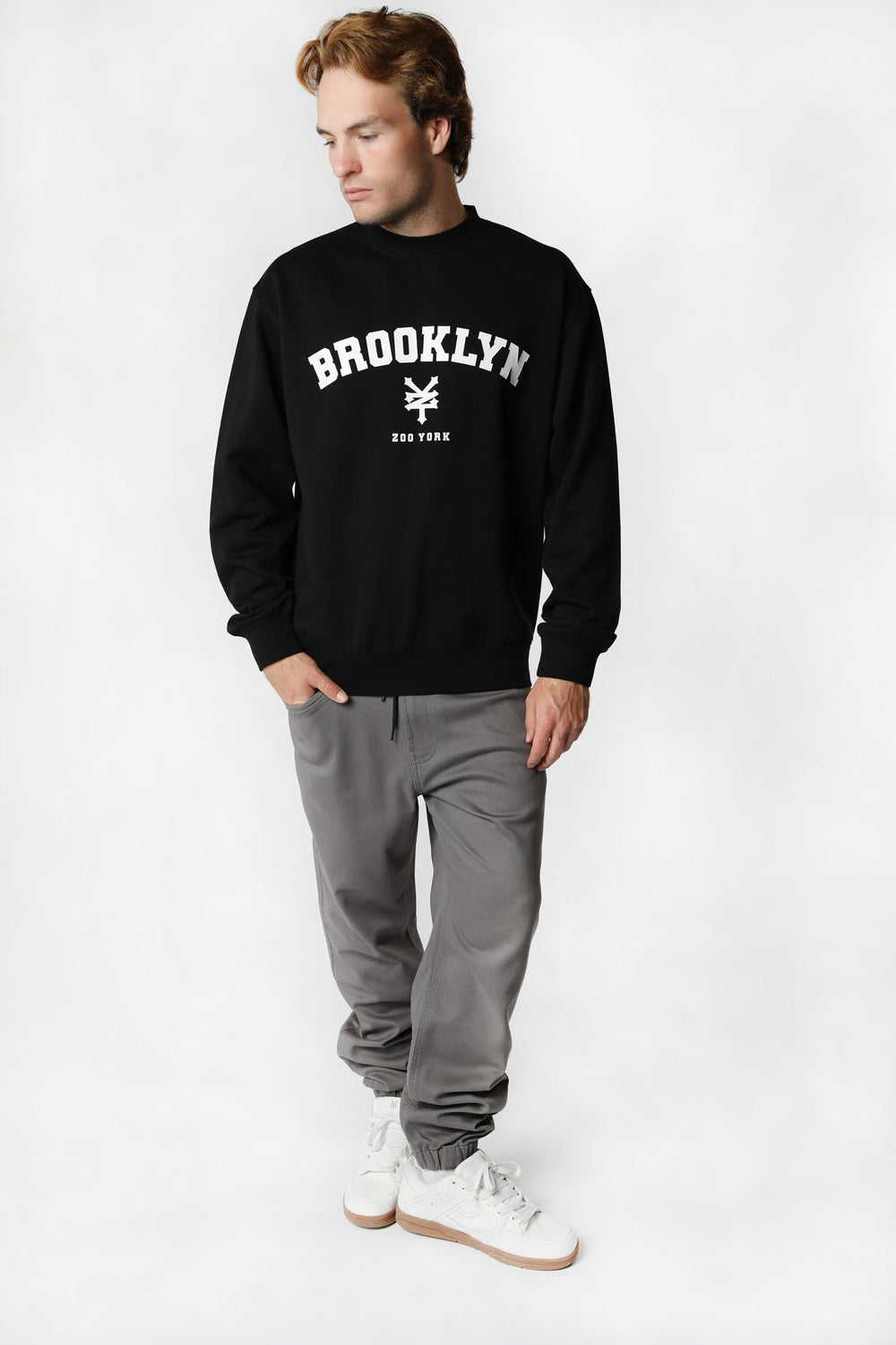Sweatshirt Imprimé Brooklyn Zoo York Homme Sweatshirt Imprimé Brooklyn Zoo York Homme