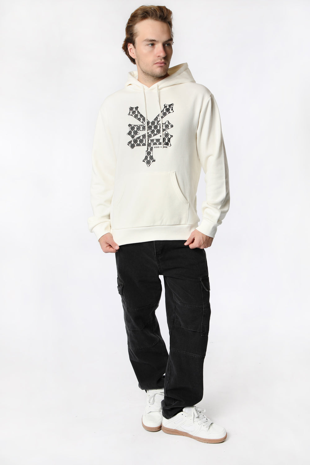 Zoo York Mens 3D Rubber Logo Hoodie Zoo York Mens 3D Rubber Logo Hoodie