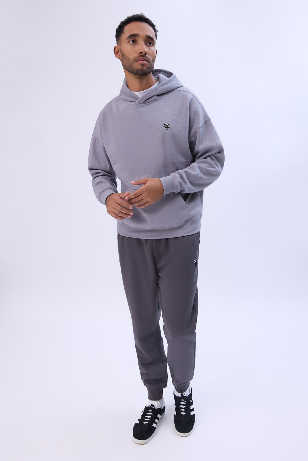 Jogger en molleton logo brodé Zoo York homme Jogger en molleton logo brodé Zoo York homme