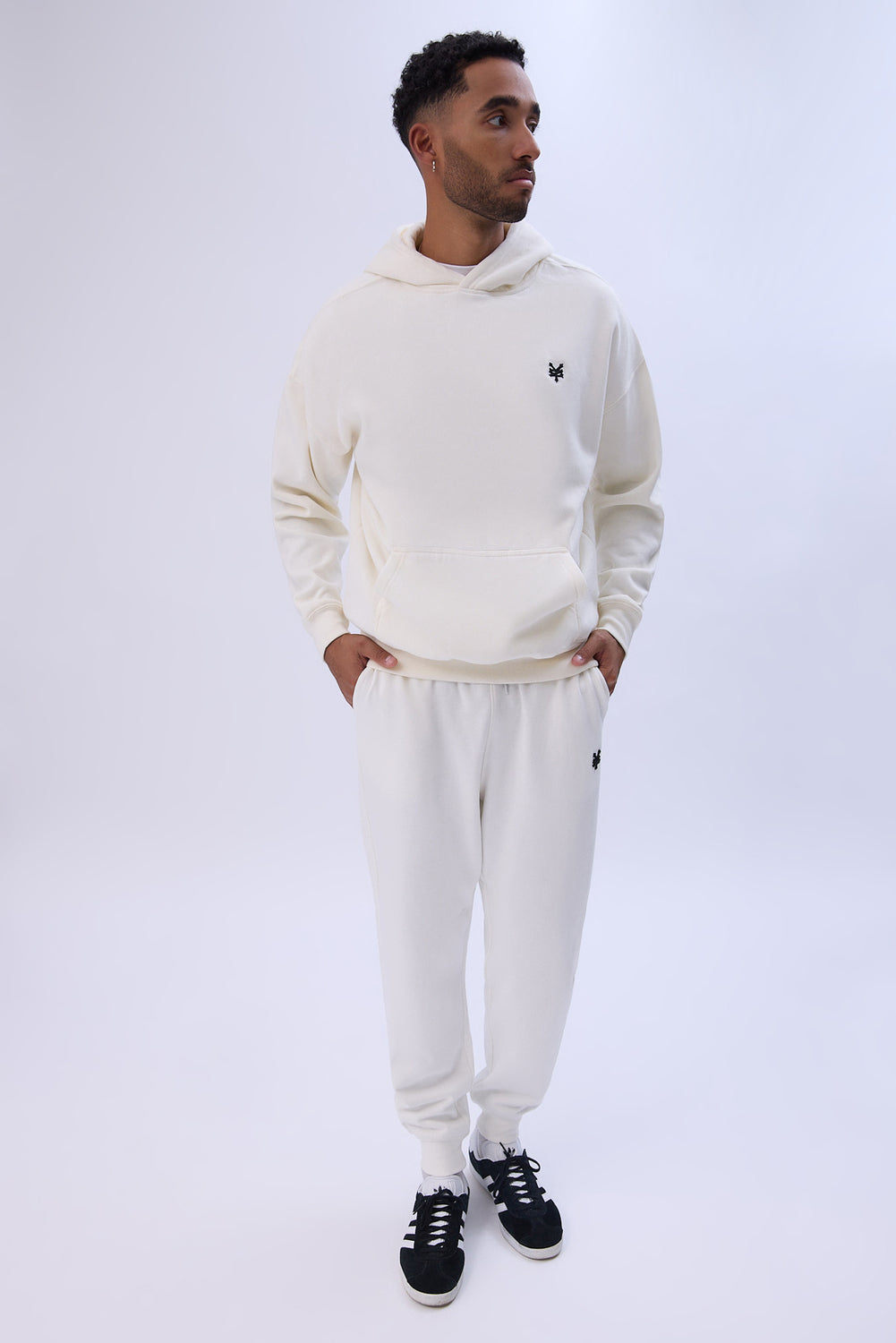 Jogger en molleton logo brodé Zoo York homme Jogger en molleton logo brodé Zoo York homme