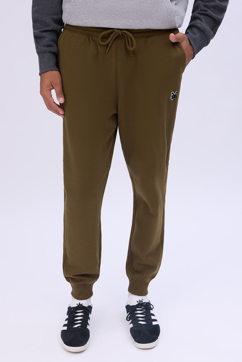 Jogger en molleton logo brodé Zoo York homme Jogger en molleton logo brodé Zoo York homme