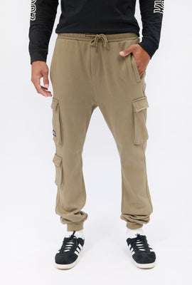 Zoo York Mens Fleece Cargo Joggers