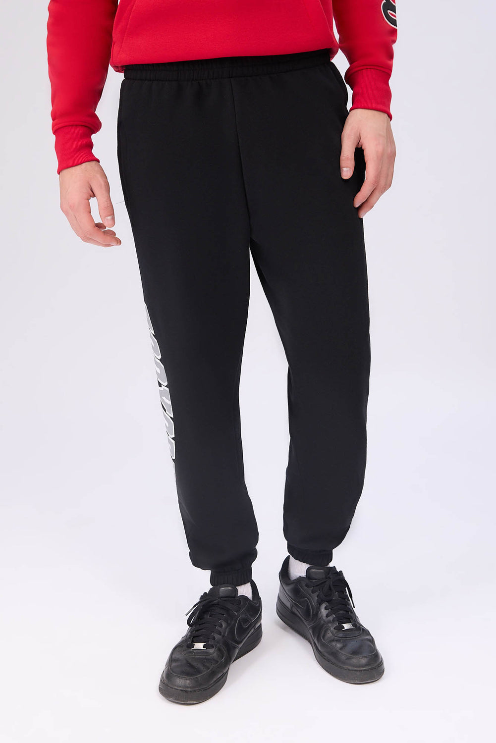 Jogger en molleton imprimé logo Zoo York homme Jogger en molleton imprimé logo Zoo York homme