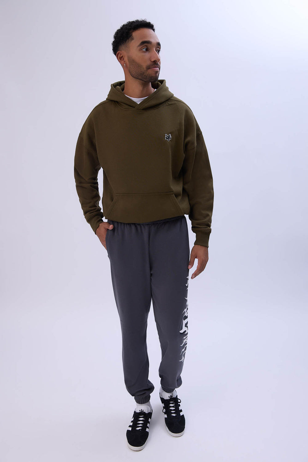 Jogger en molleton imprimé logo Arsenic homme Jogger en molleton imprimé logo Arsenic homme