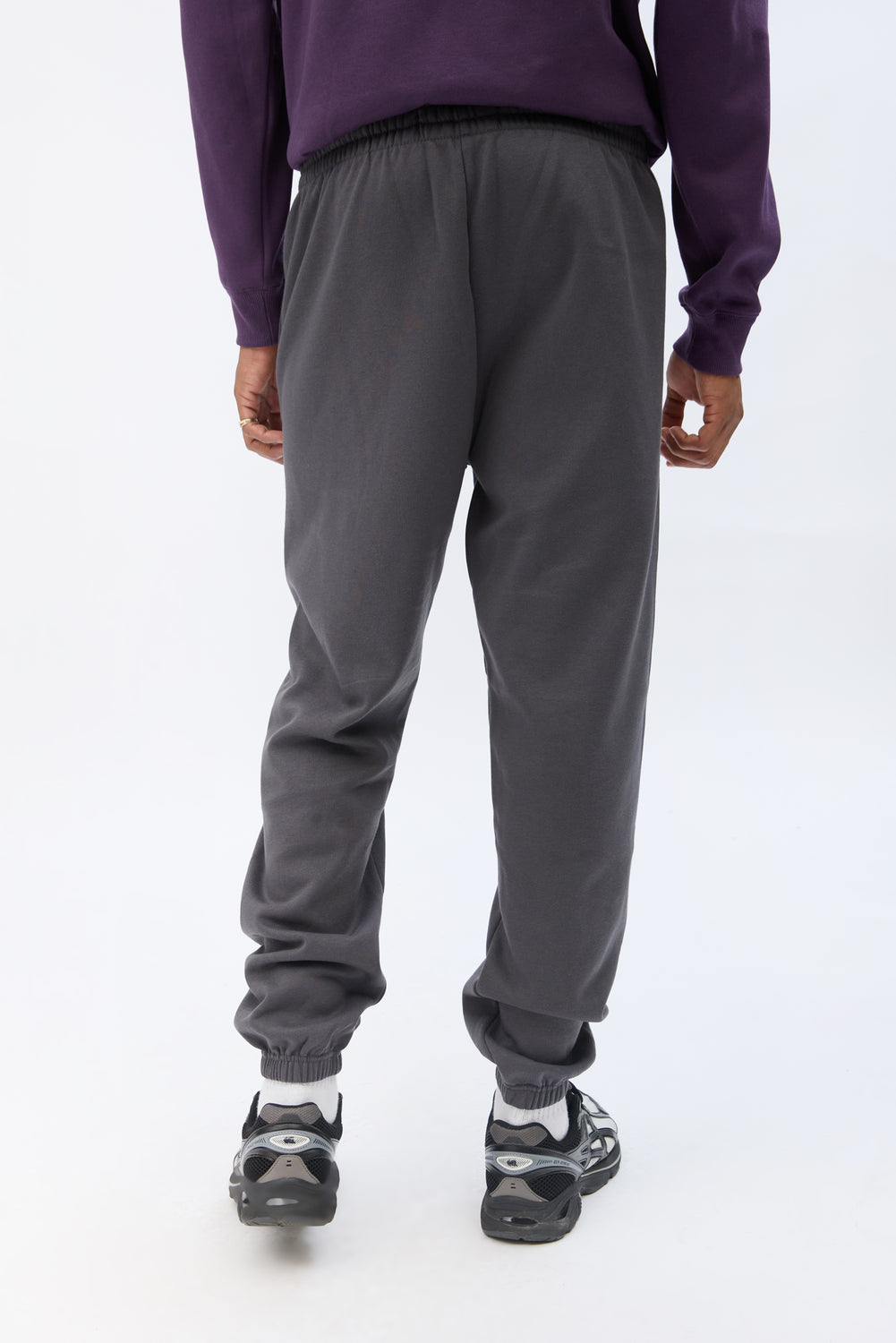 Jogger en molleton logo brodé Arsenic homme Jogger en molleton logo brodé Arsenic homme