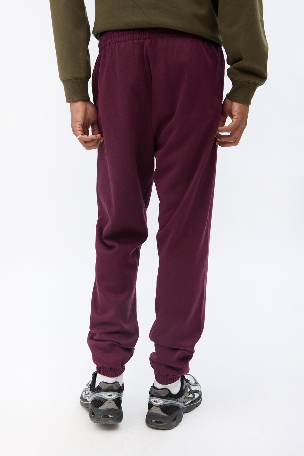 Jogger en molleton logo brodé Arsenic homme Jogger en molleton logo brodé Arsenic homme